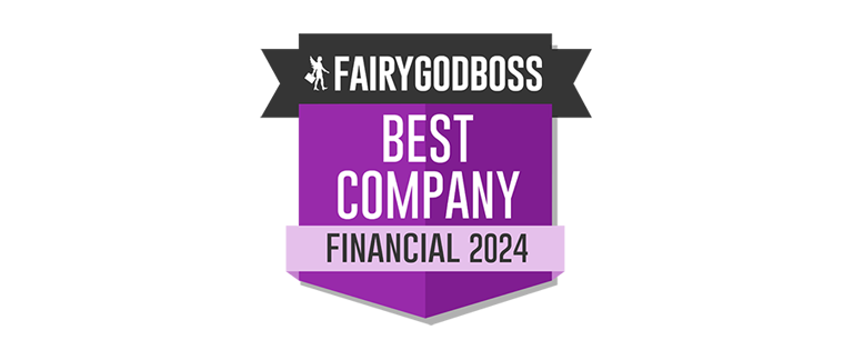 Badge recognizing Capital Group as a "Best Company" in Financial Services, 2024, awarded by FairyGodBoss. 