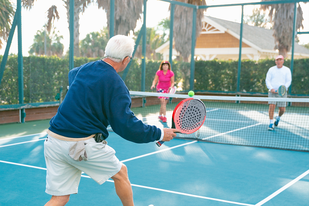 Pickleball court