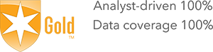 Morningstar Gold badge: Analyst-driven 100% Data coverage 100%