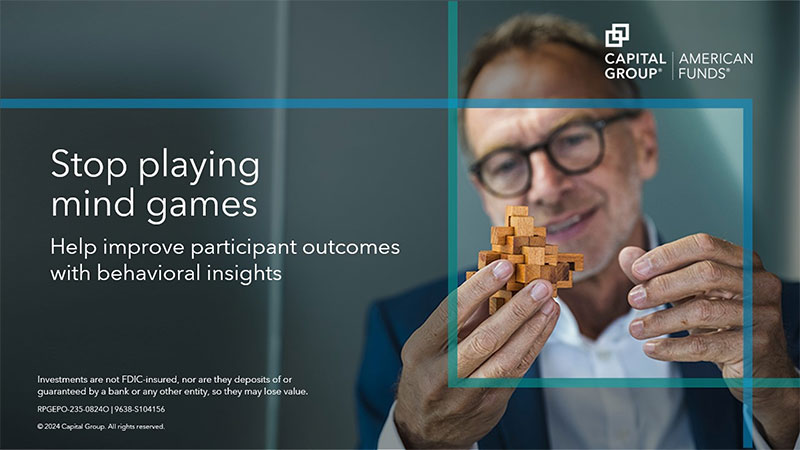 Title slide for the presentation Stop playing mind games: Help improve participant outcomes with behavioral insights