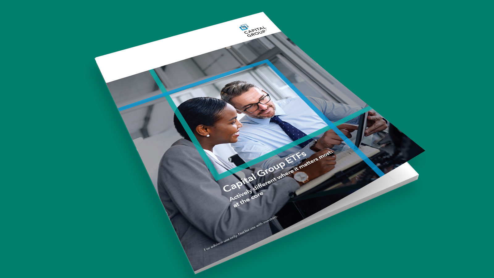 Image that shows Capital Group’s ETF brochure